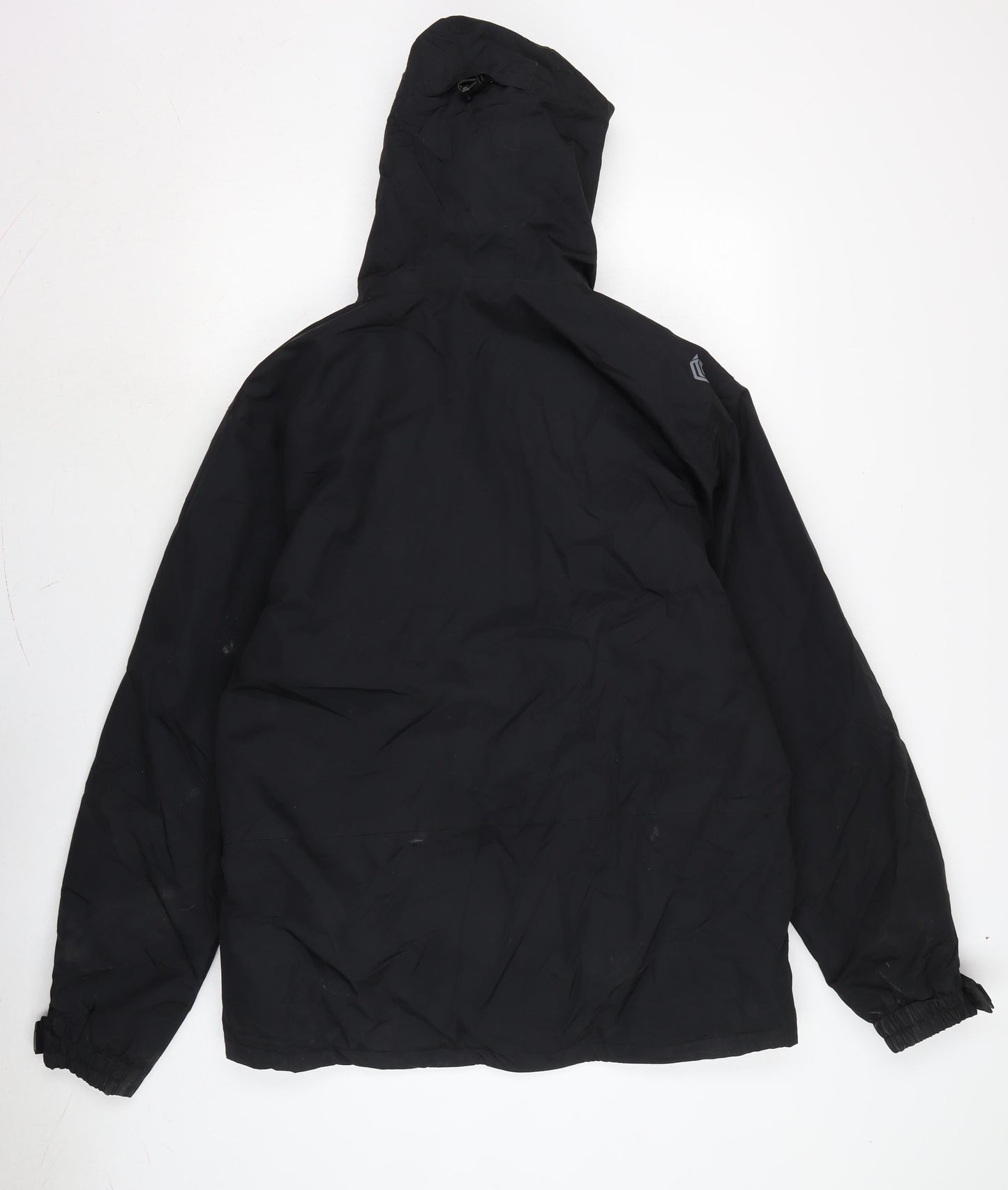 Technicals Mens Black Anorak Coat Size M Zip