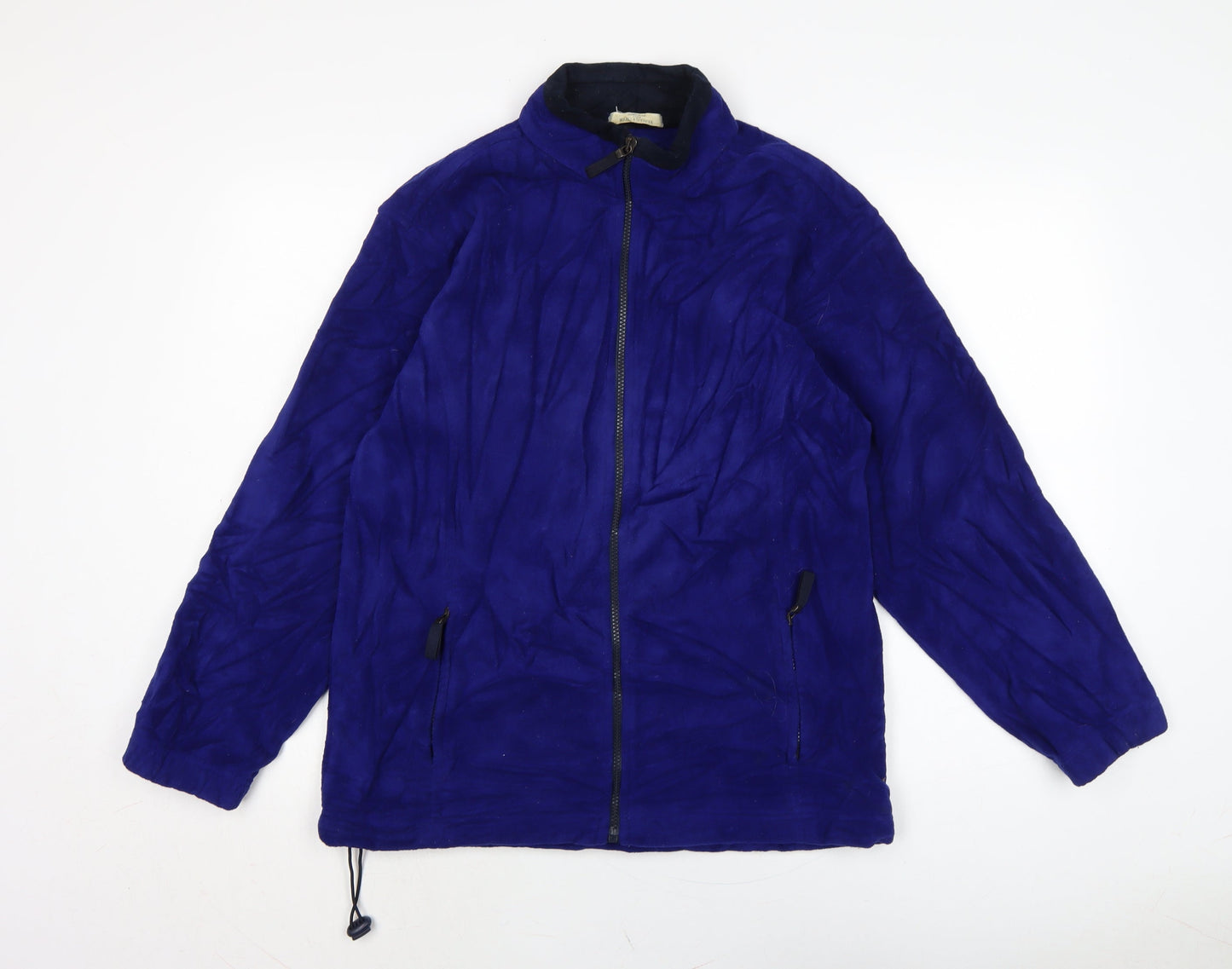 Marks and Spencer Womens Blue Jacket Size 14 Zip