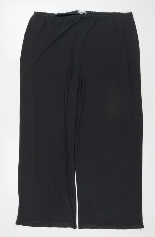 Special Collection Womens Grey Viscose Trousers Size 18 L26 in Regular
