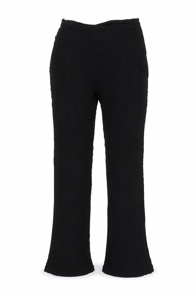 Urban Outfitters Womens Black Viscose Trousers Size XL L24 in Regular