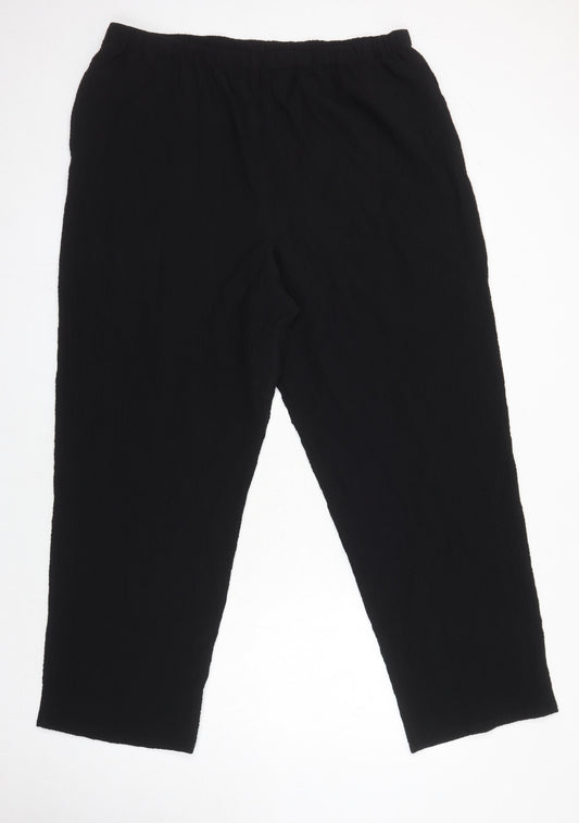 Orvis Womens Beige Polycarbamide Trousers Size XL L30 in Regular - Elasticated waist