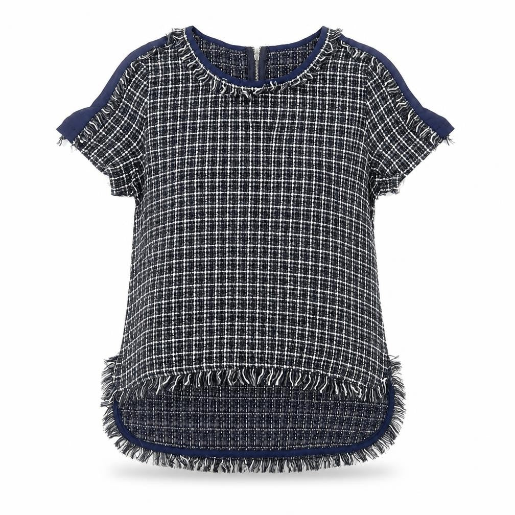 Womens UK Size M Kilibbi Blue Polyester Blouse