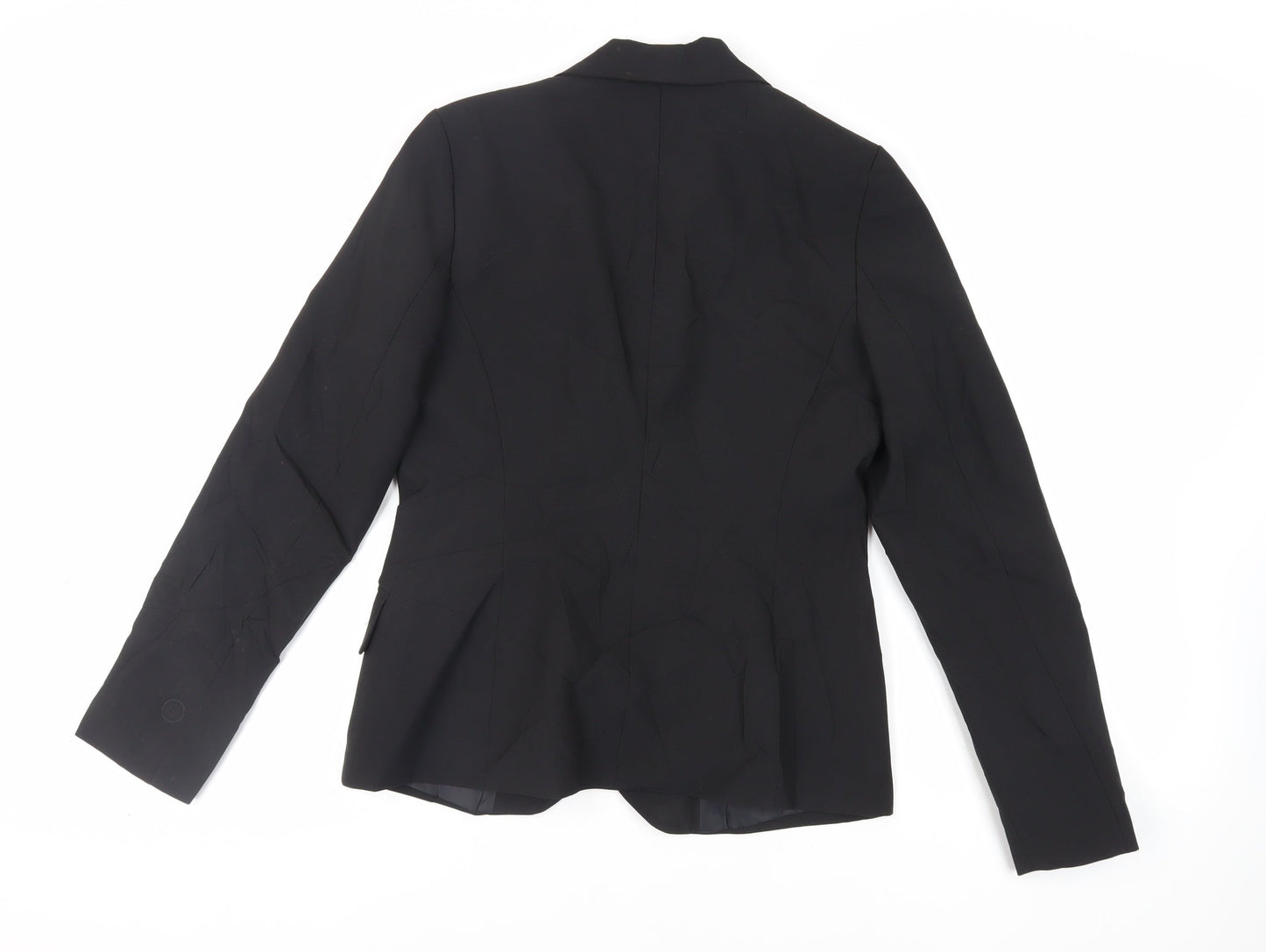 La Redoute Womens Black Jacket Blazer Size 10 Button