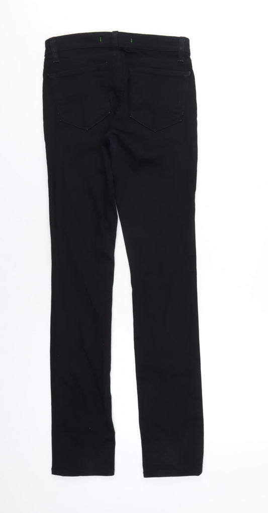 J Brand Womens Black Cotton Skinny Jeans Size 24 in L30 in Regular Zip