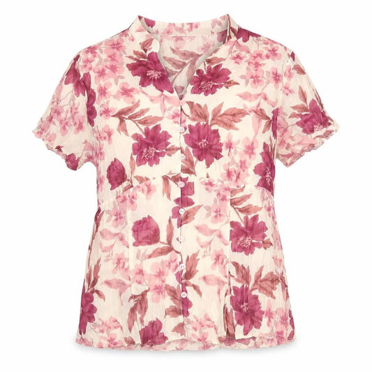 Womens UK Size 16 Autonomy Pink Polyester Blouse