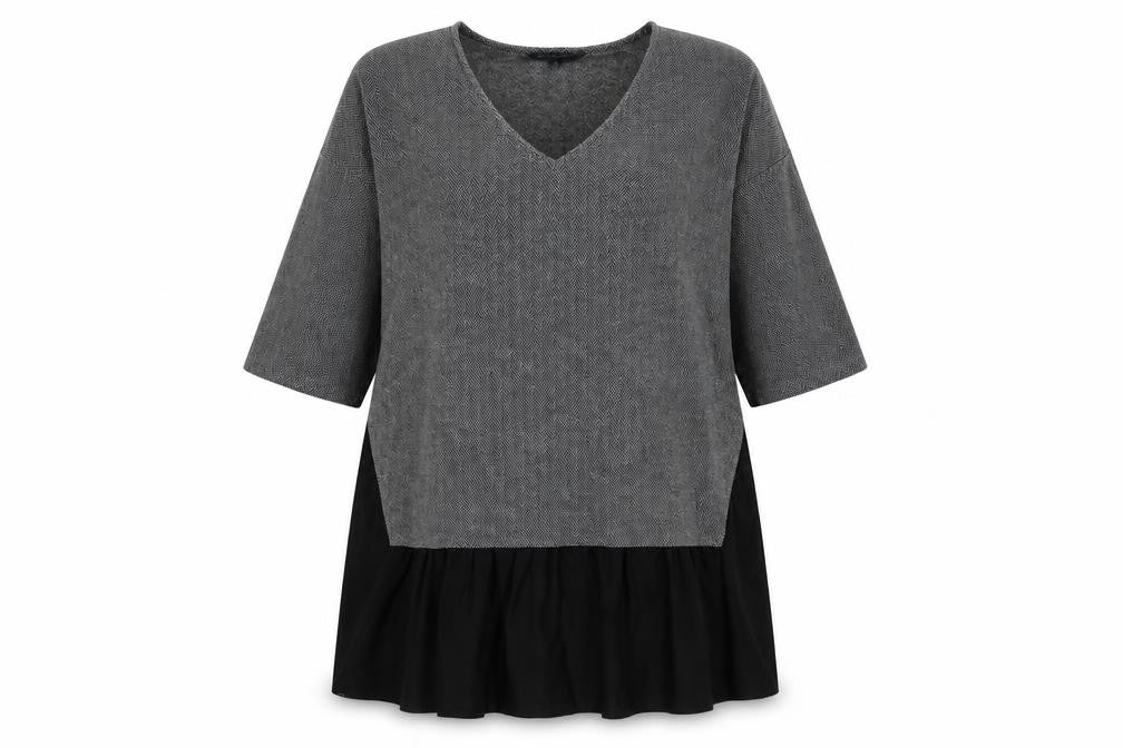 Womens UK Size M French Connection Grey Polyester T-Shirt