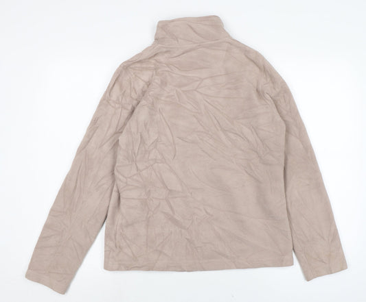 Maine Womens Beige Jacket Size 12 Toggle