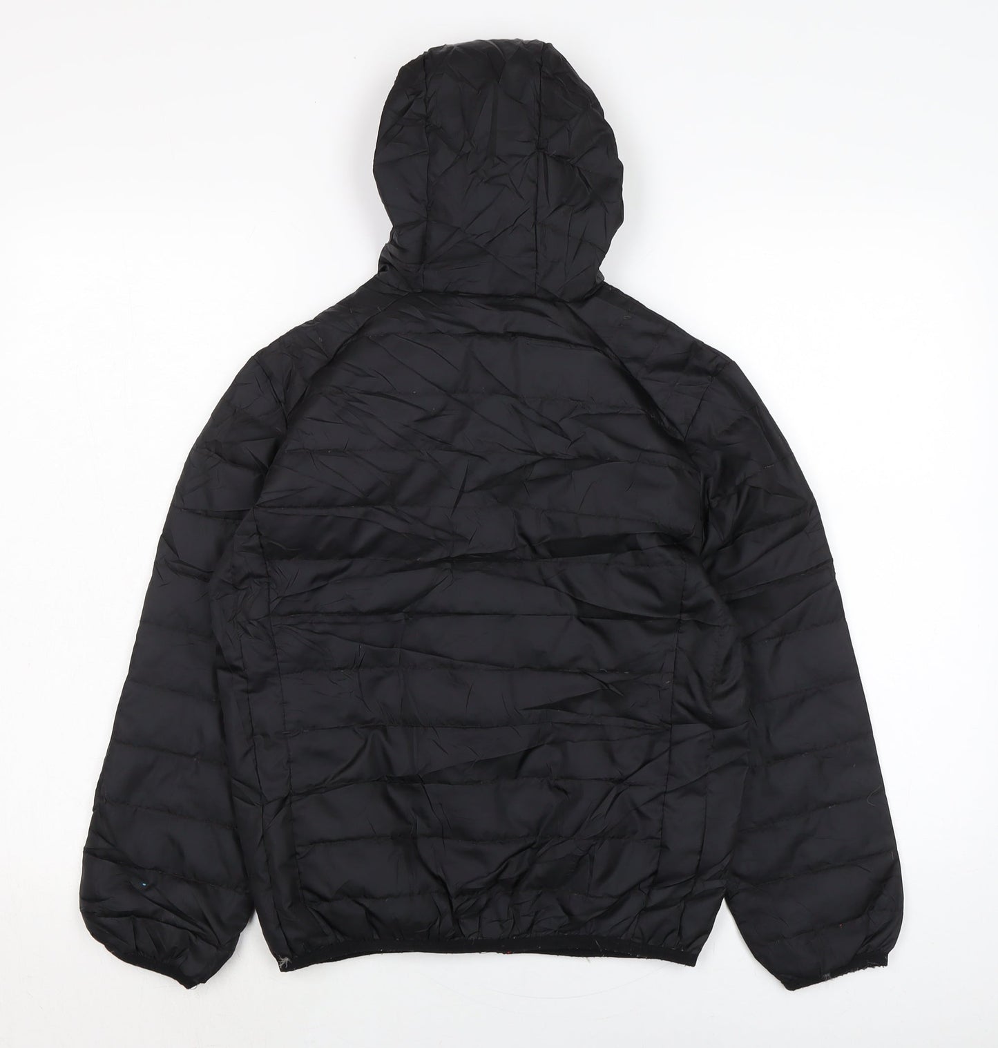 UNSUNGHERO Boys Black Quilted Jacket Size M Zip