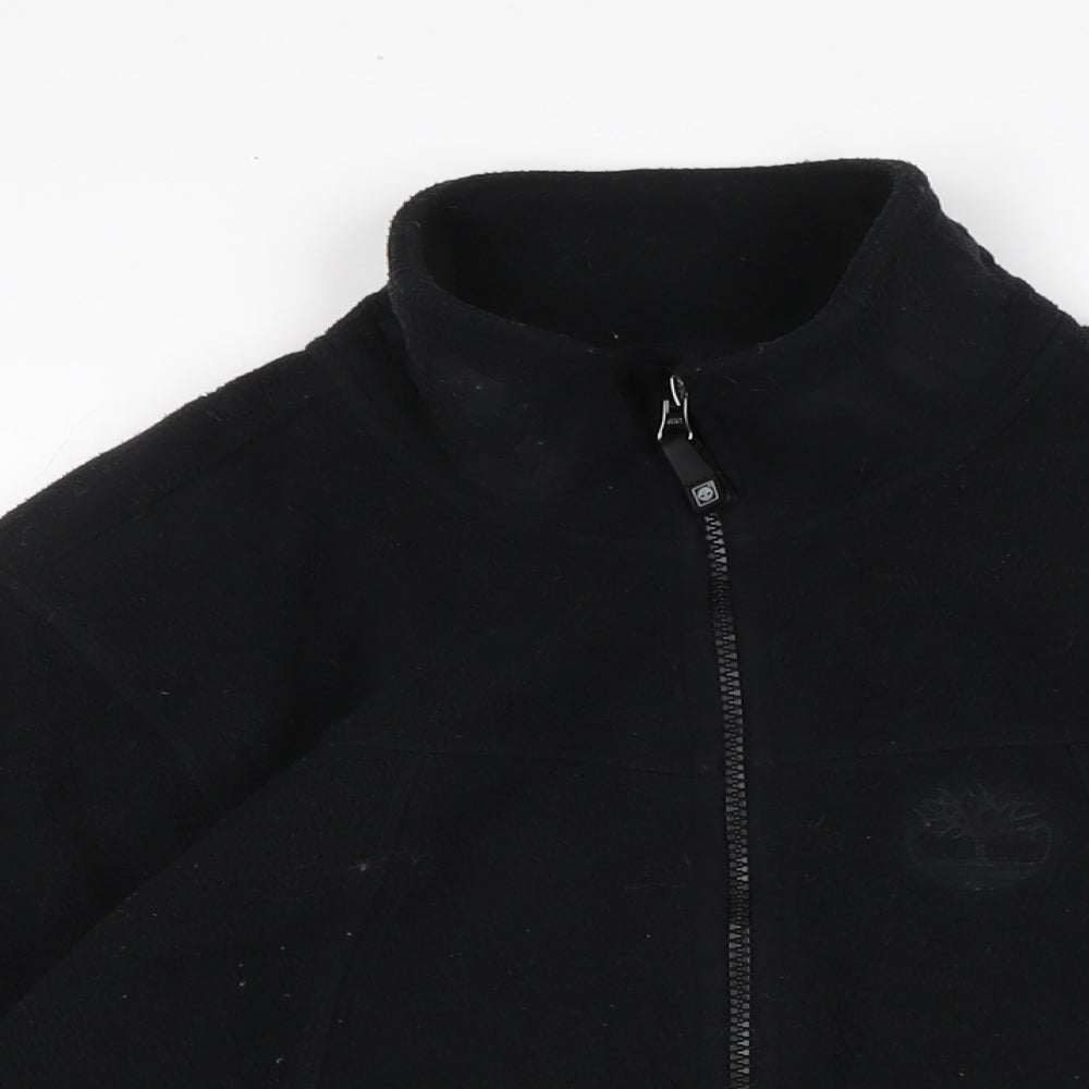 Timberland Boys Black Jacket Size M Zip