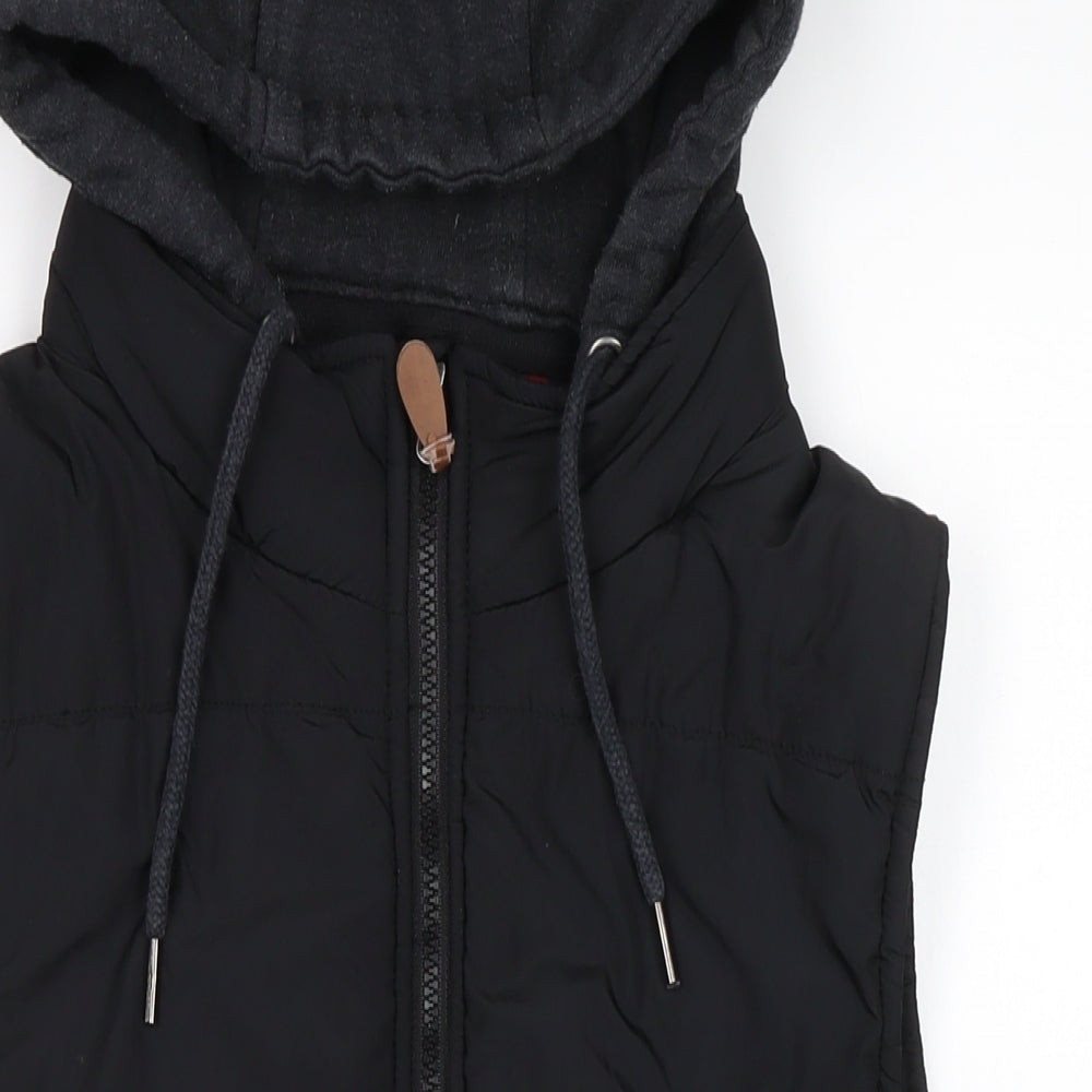 Connor Mens Black Gilet Waistcoat Size M Zip