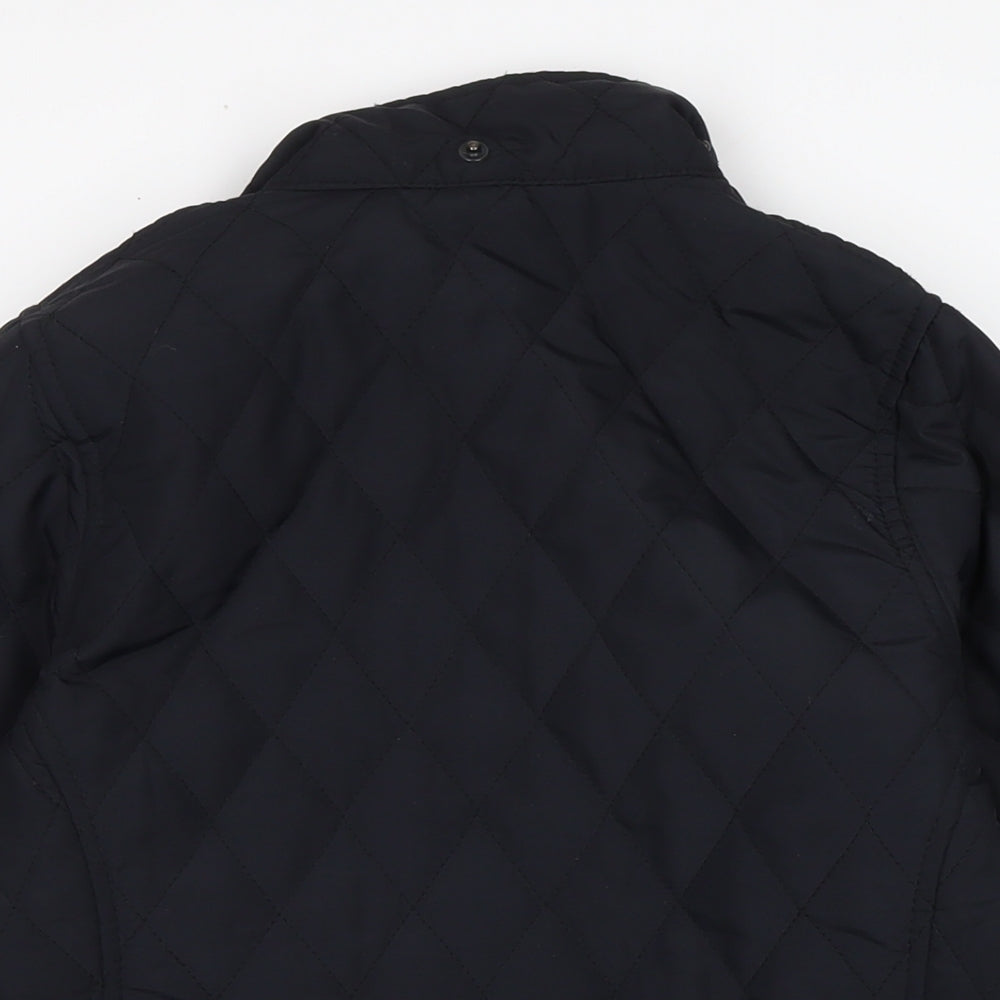 Tresspass Womens Black Quilted Jacket Size S Zip