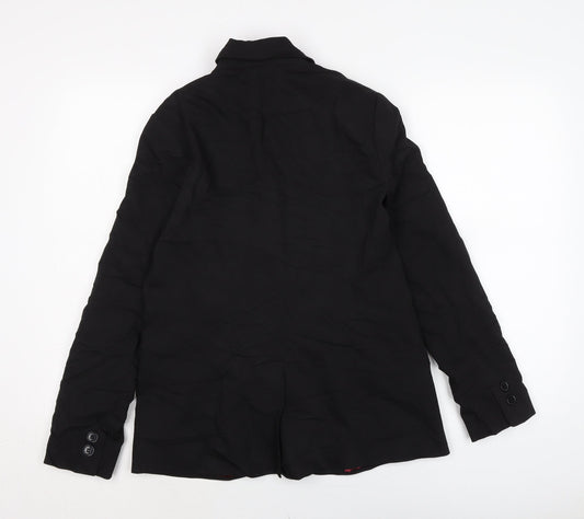 Select Womens Black Jacket Size 10 Button