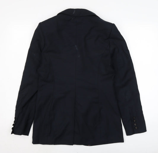 NEXT Womens Blue Jacket Size 12 Button