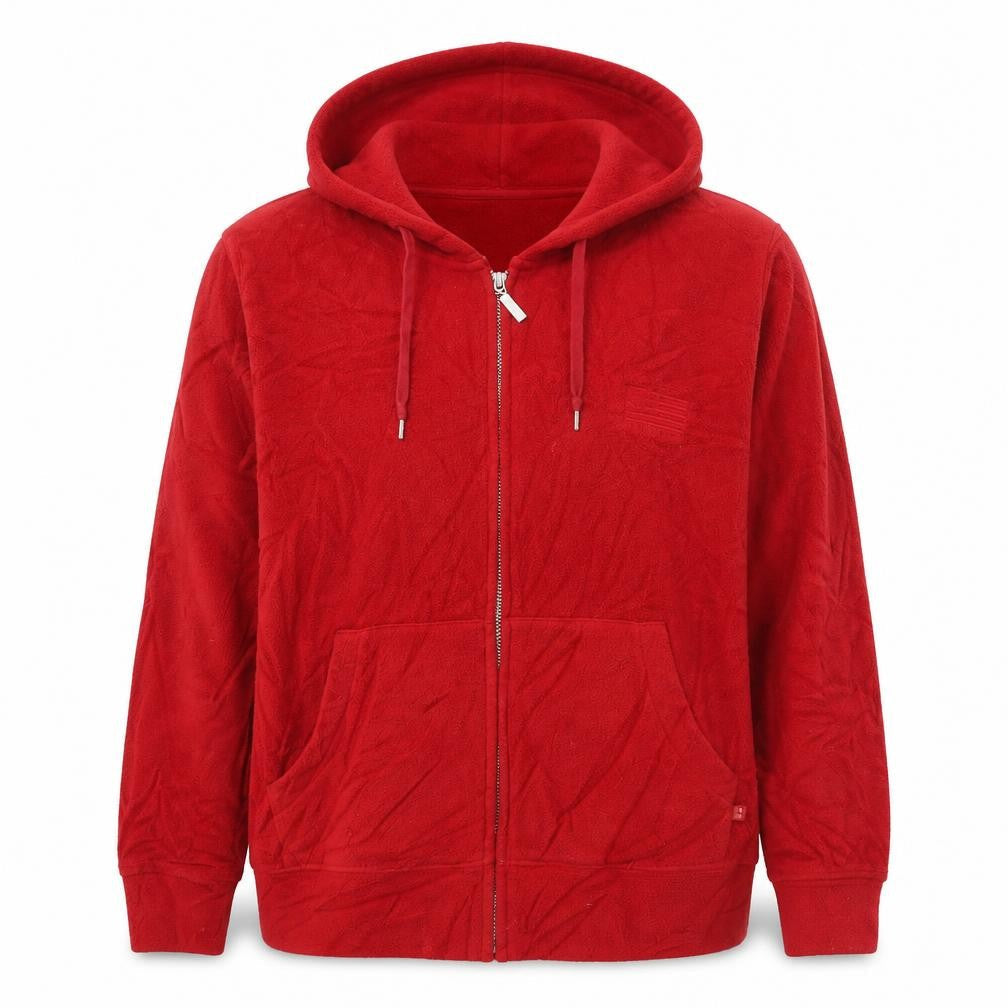Maine New England Womens Red Jacket Size 16 Zip