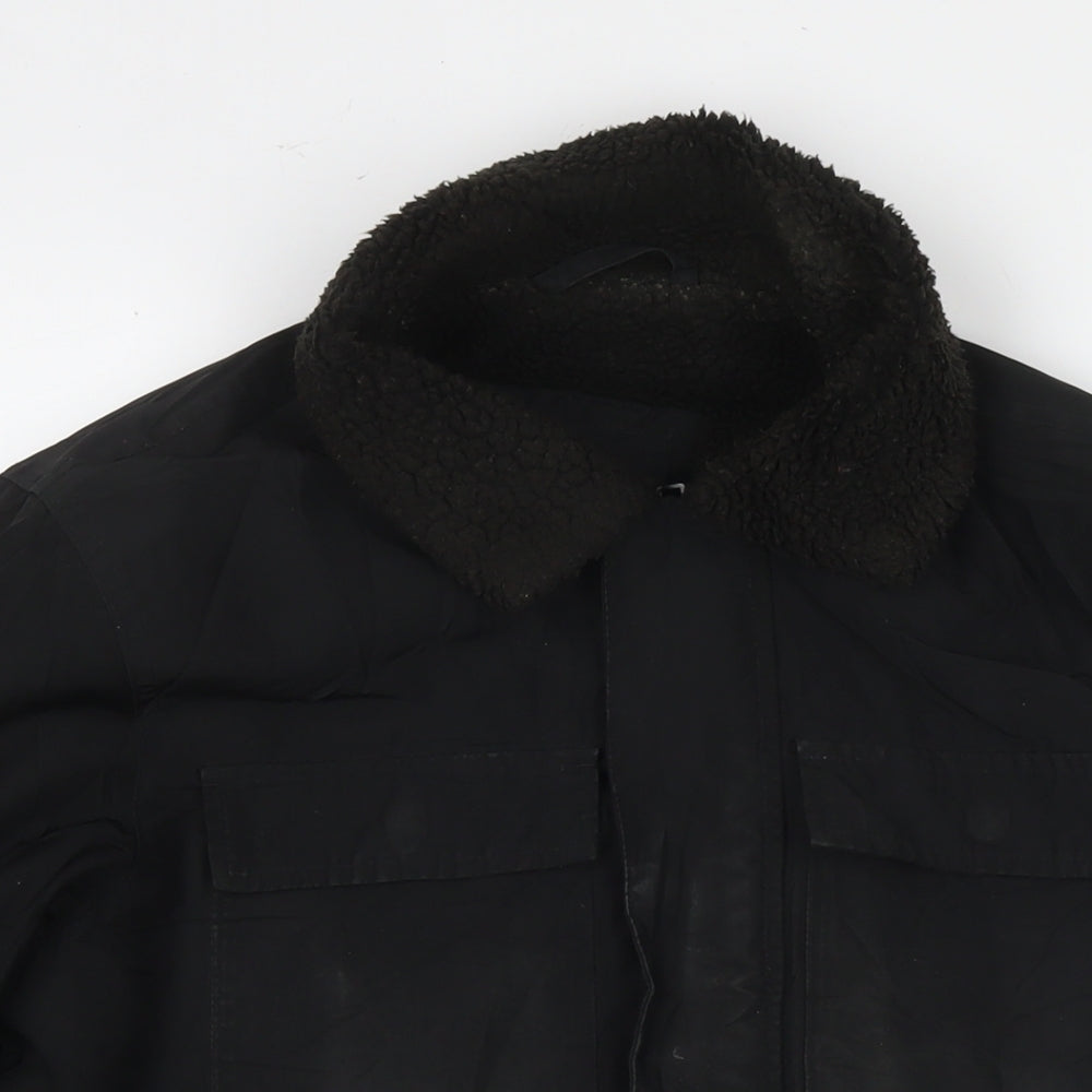 Hollister Mens Black Jacket Size XS Zip