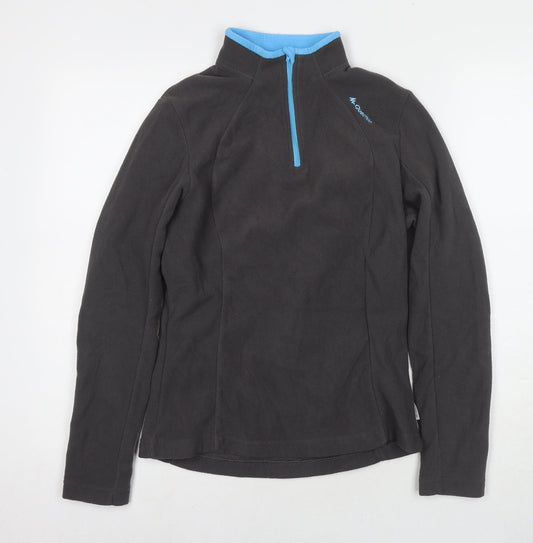 Quechua Womens Grey Polyester Pullover Sweatshirt Size S Pullover - Size S/M