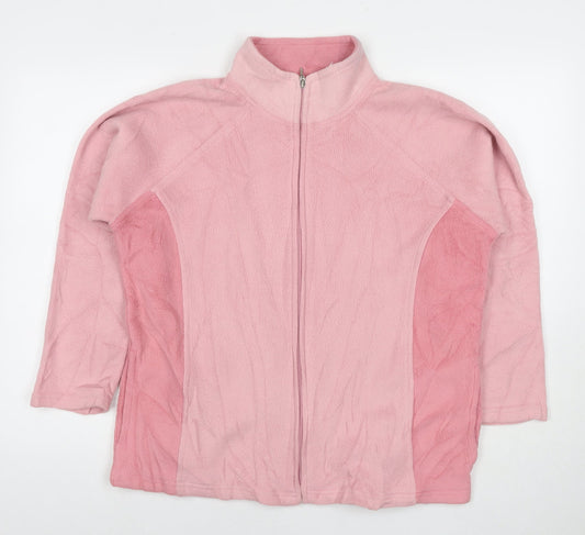 EWM Womens Pink Jacket Size 18 Zip - Size 18-20