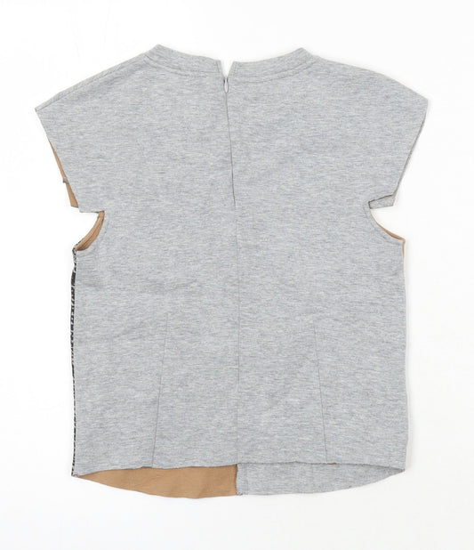 Country Road Boys Multicoloured Modal Basic T-Shirt Size XS Round Neck