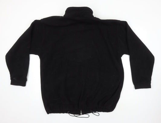 Ruganor Mens Black Herringbone Jacket Size M