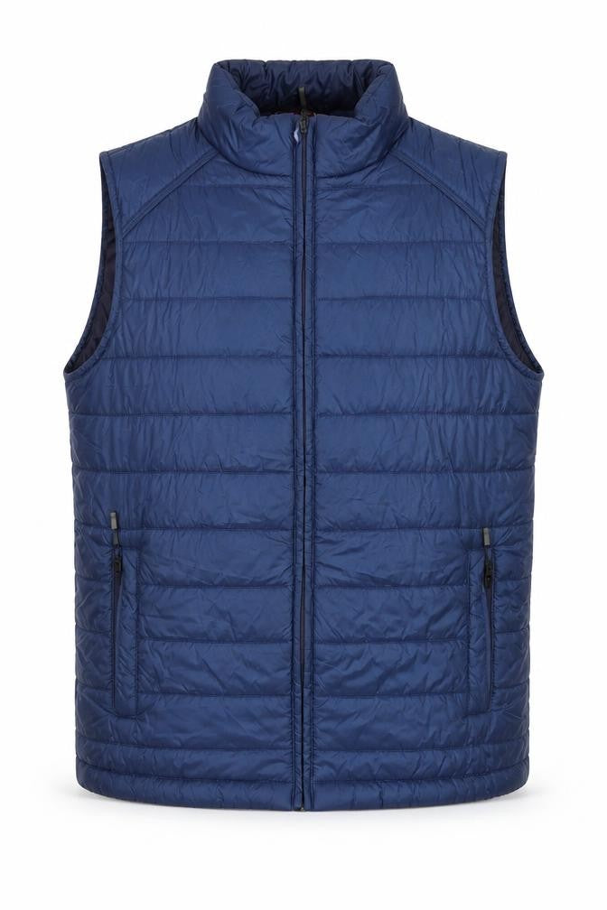 P.G.Field Mens Blue Gilet Waistcoat Size S