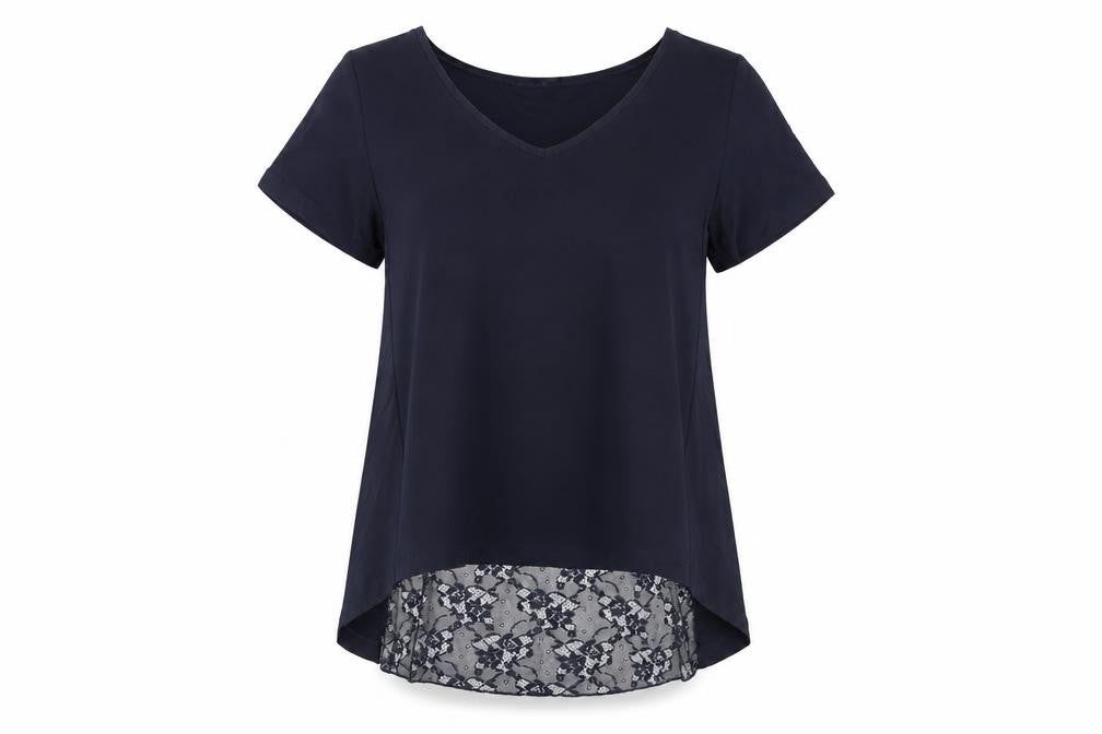 Womens UK Size S French Connection Blue Viscose Blouse