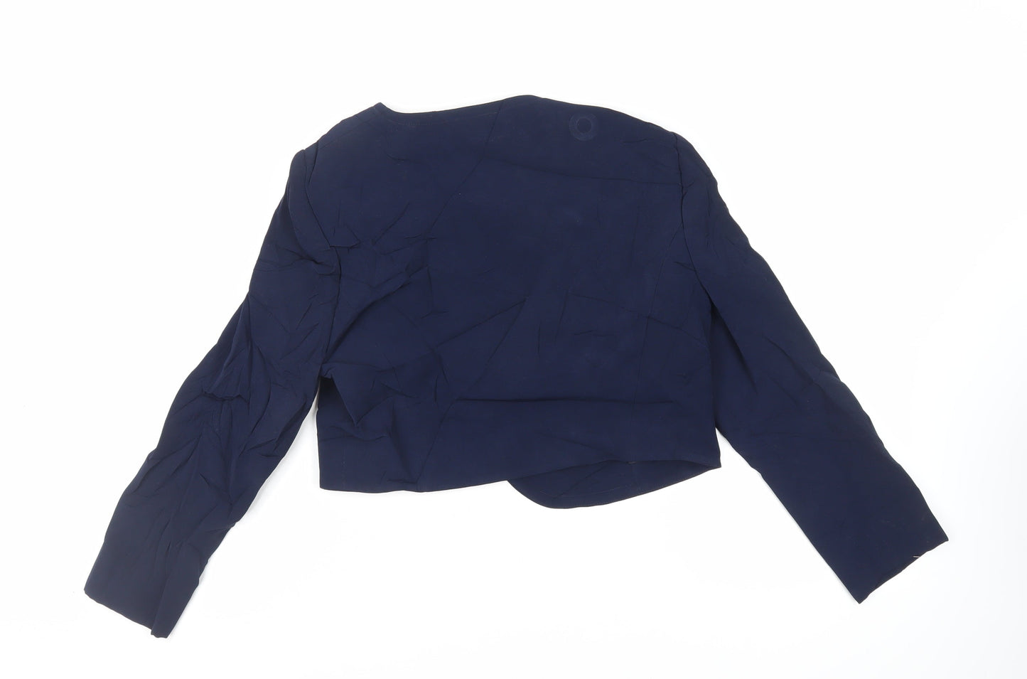 Helen Anderson Womens Blue Jacket Blazer Size 12 - Open