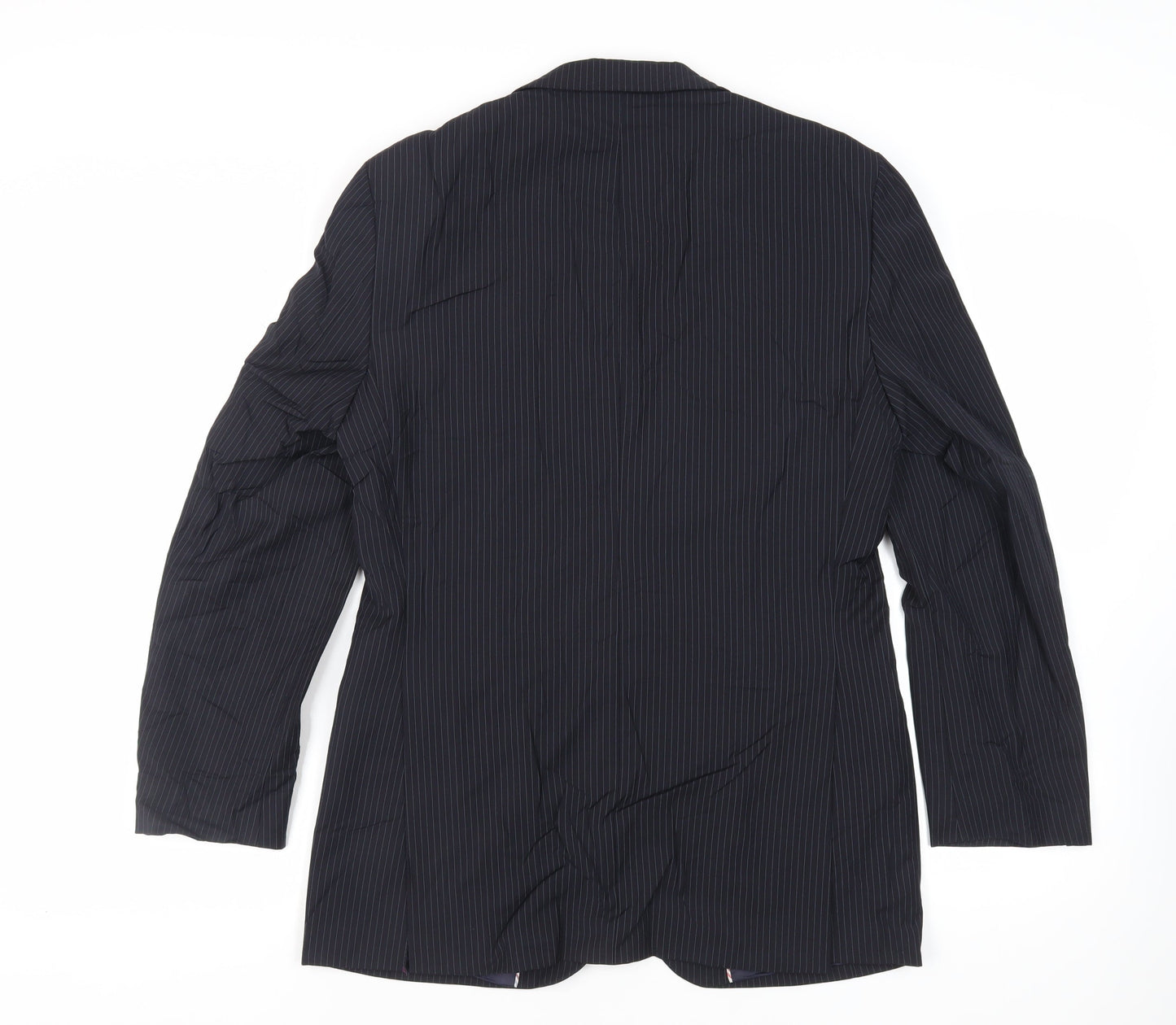 Marks and Spencer Womens Blue Jacket Blazer Size 14 Button