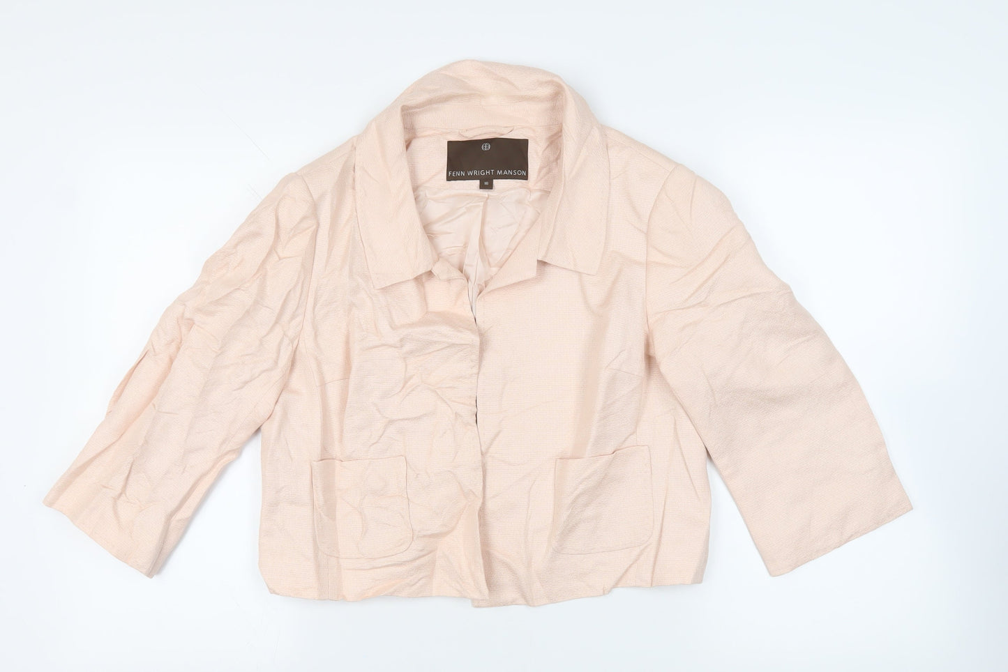 Fenn Wright Manson Womens Pink Jacket Blazer Size 16 - Open