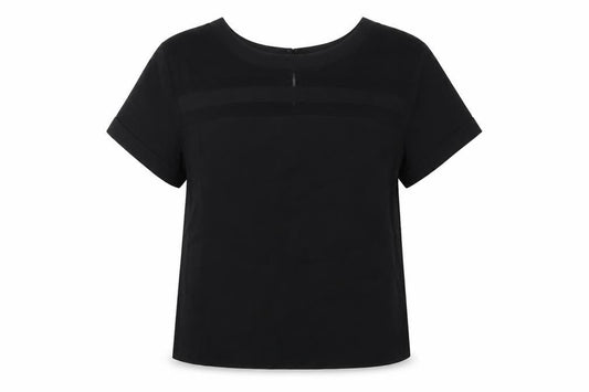 Womens UK Size 8 Daniel Hetcher Black Polyester Blouse