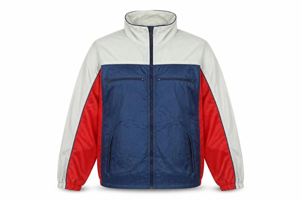 Sportier Womens Multicoloured Windbreaker Jacket Size 14 Zip - Colourblock Size 14-16