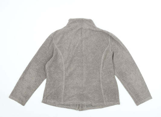 Per Una Womens Brown Jacket Size L Zip