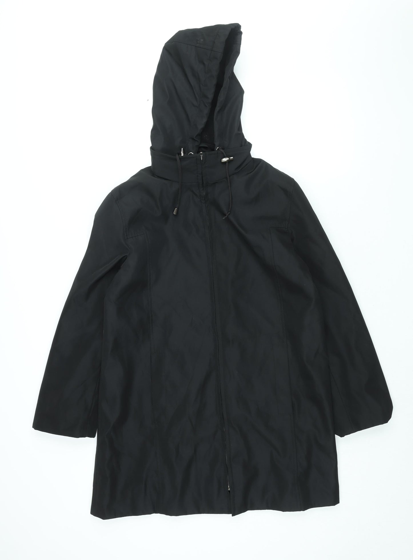 Rosetti Womens Black Parka Coat Size 12 Zip