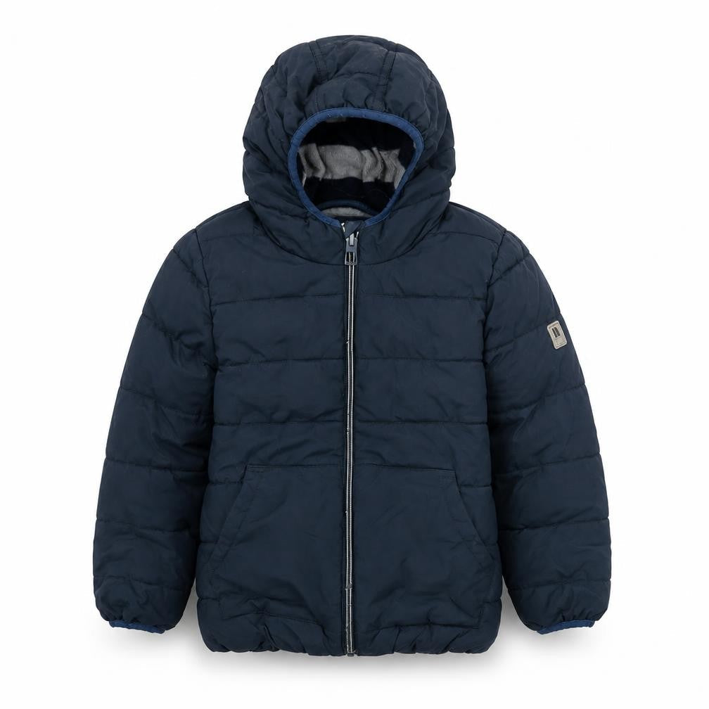 NEXT Boys Blue Puffer Jacket Jacket Size 4-5 Years Zip