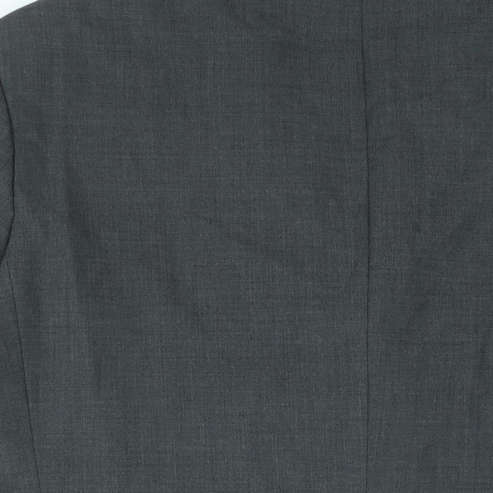 Marks and Spencer Mens Grey Polyester Jacket Suit Jacket Size 44 Regular