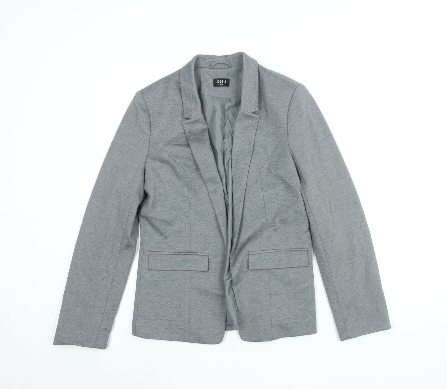 Oasis Womens Grey Jacket Blazer Size 12