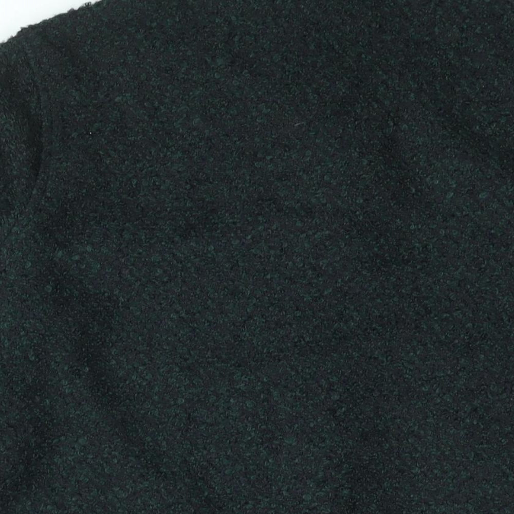 Marks and Spencer Womens Multicoloured Pea Coat Coatigan Size 12 Zip