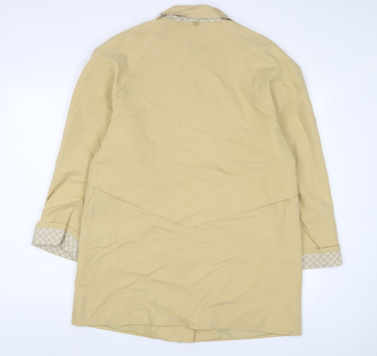 Bonmarché Womens Yellow Jacket Size 14 Button