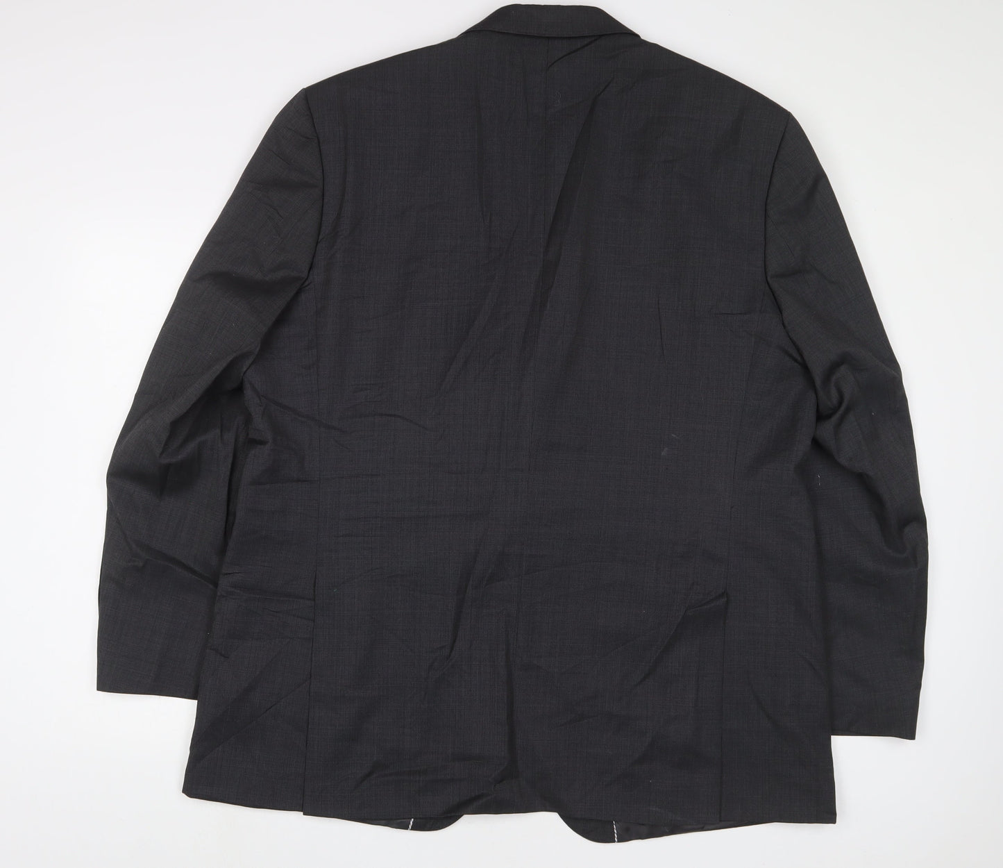 British Tailor Mens Grey Wool Jacket Suit Jacket Size 48 Regular