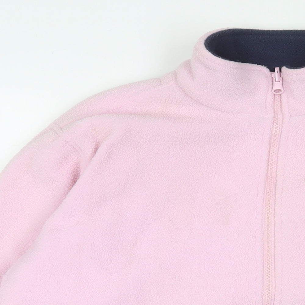 Being Casual Womens Pink Jacket Size 12 Zip