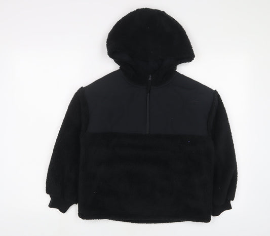 NEXT Girls Black Jacket Size 9 Years Zip