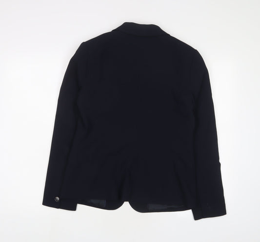 John Lewis Womens Blue Jacket Blazer Size 12 Button