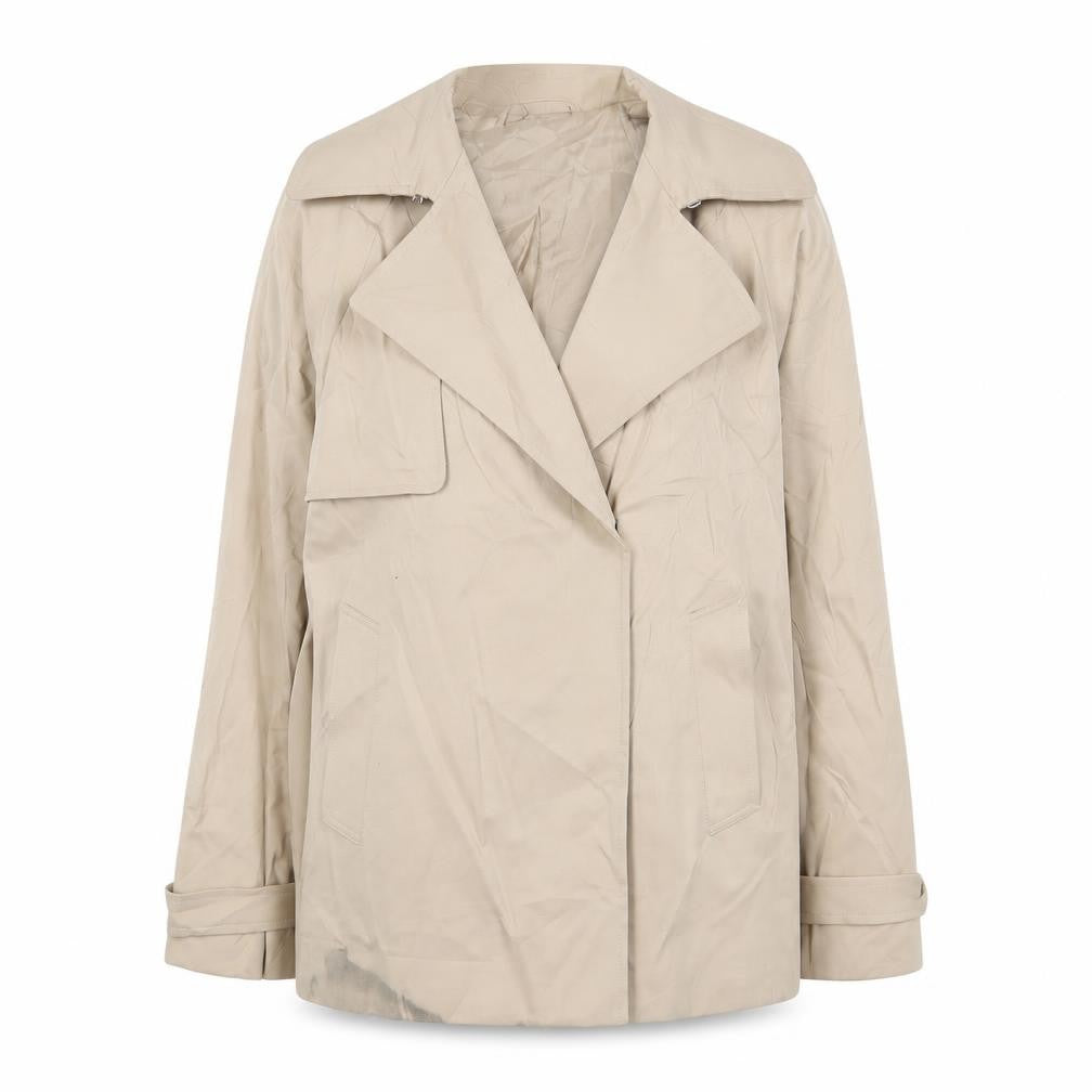 Marks & Spencer Womens Beige Jacket Size 6 Snap