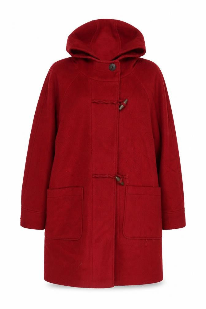 Marks and Spencer Womens Red Parka Coat Size 20 Zip