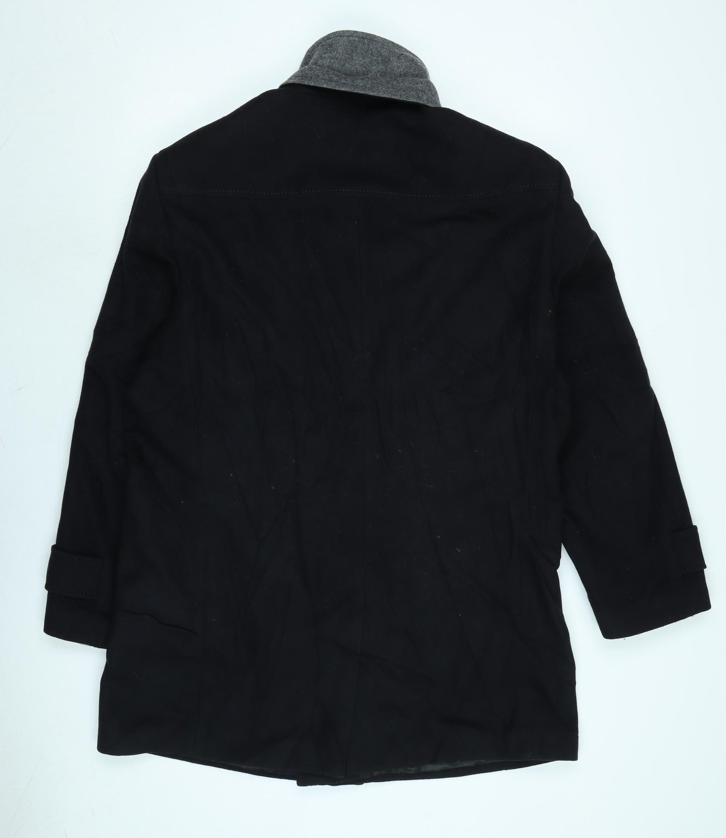 SP Mens Blue Overcoat Coat Size XL Zip