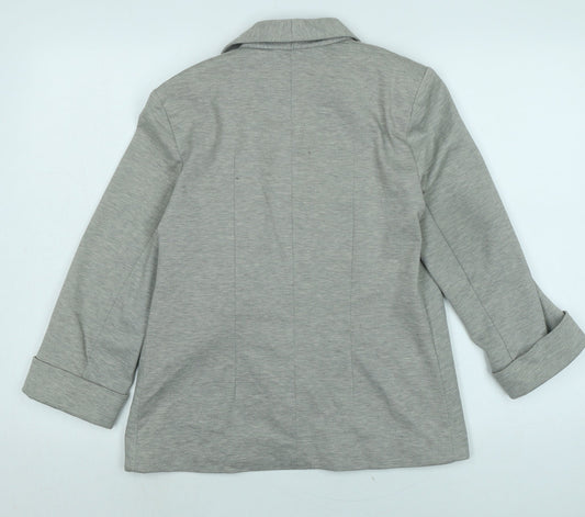 Miss Selfridge Womens Grey Jacket Size 10