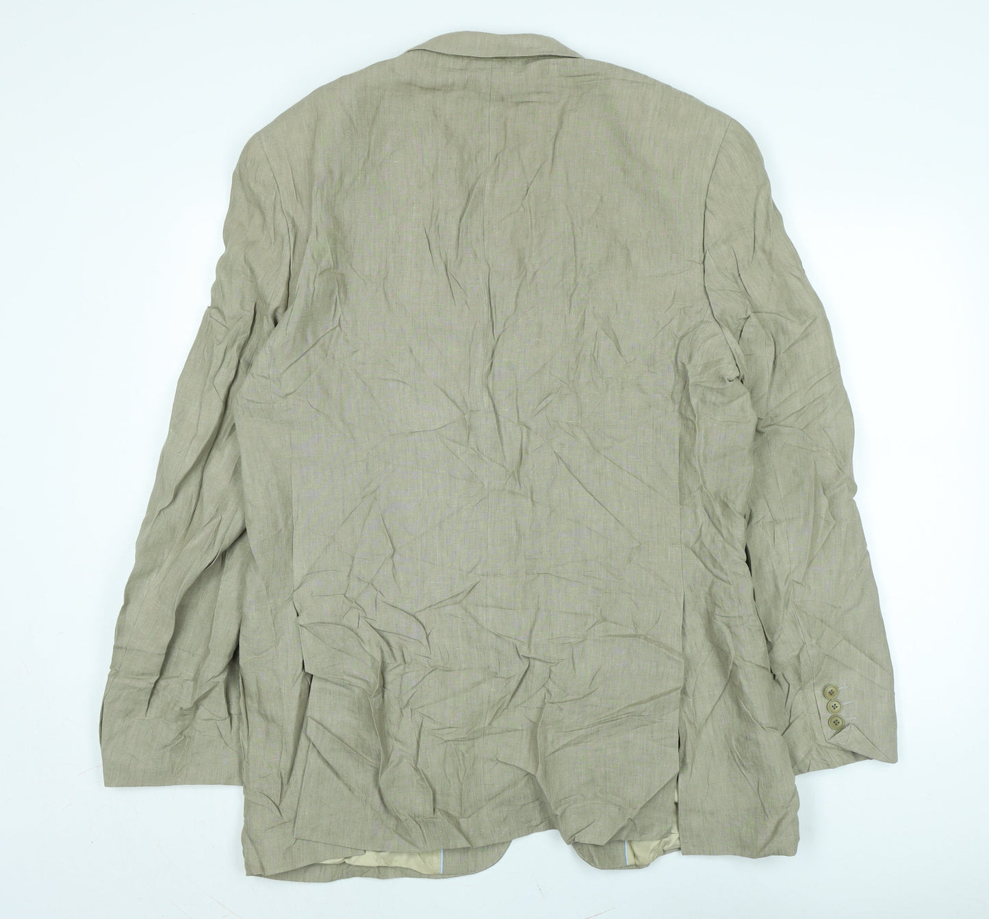 NEXT Mens Beige Jacket Size 42 Button