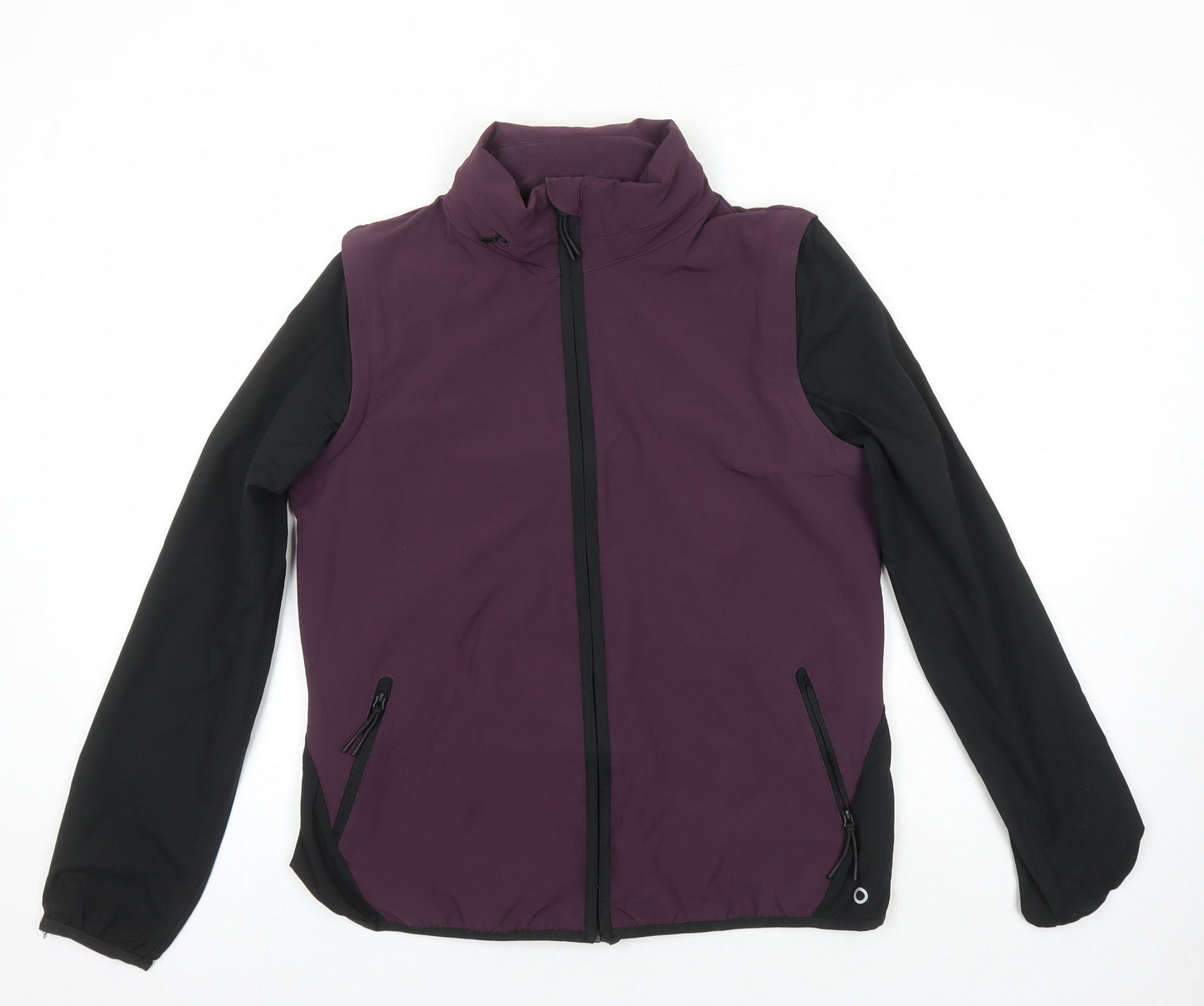 M&S Womens Multicoloured Herringbone Jacket Size 10