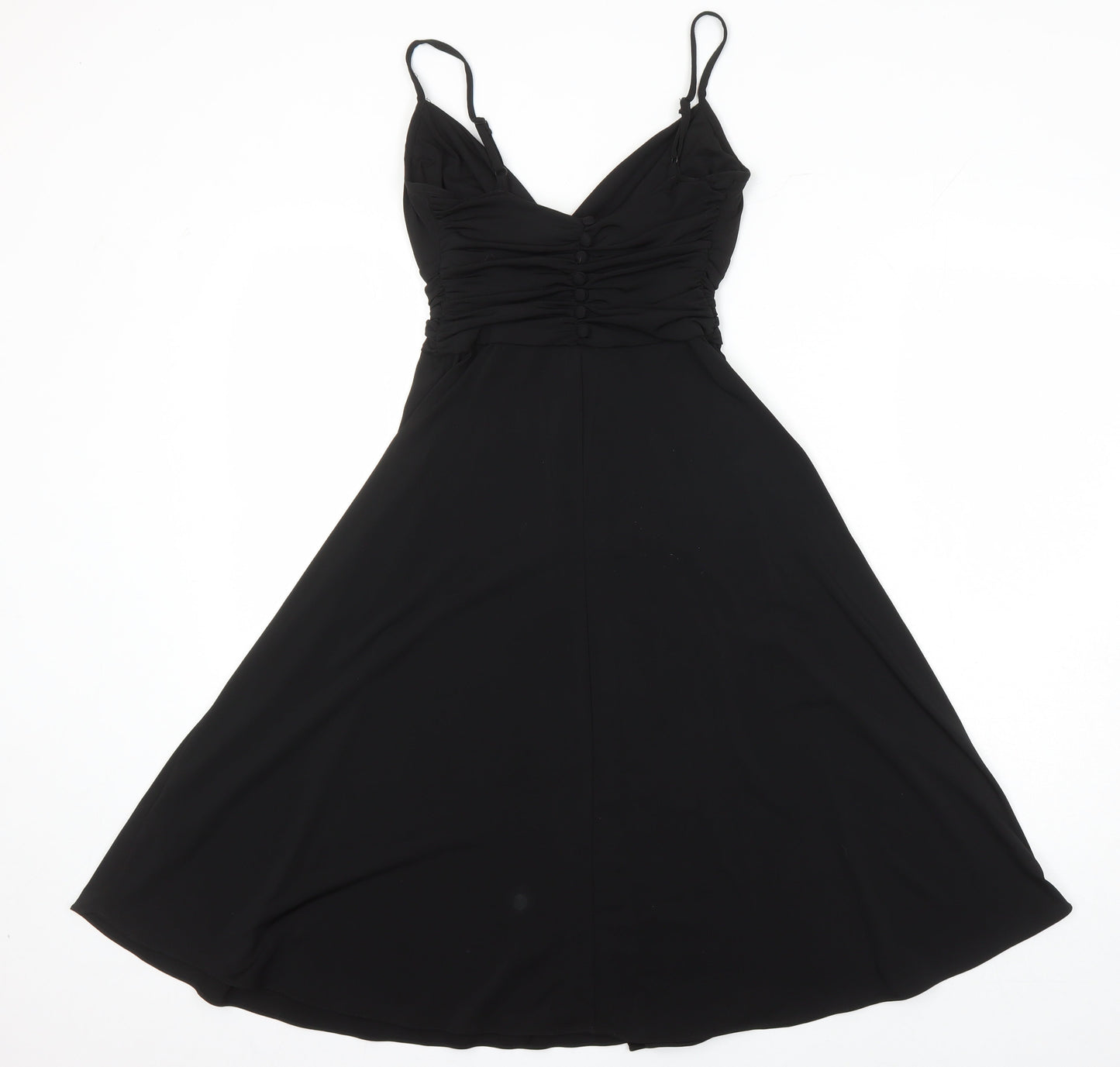Principles Womens Black Houndstooth Polyester A-Line Size 6 Sweetheart
