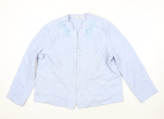 M&S Womens Blue Jacket Size 12