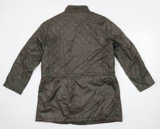 Being casual Womens Green Jacket Coat Size 16